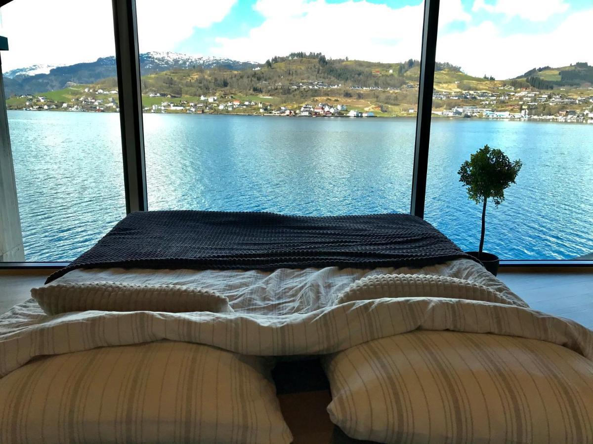 Panoramaresort In Hardangerfjorden Leilighet I Sjokanten Ved Hardangerfjorden For 7 Personer Boat , Sauna,Kajak, Sup For Rent Øystese Екстериор снимка