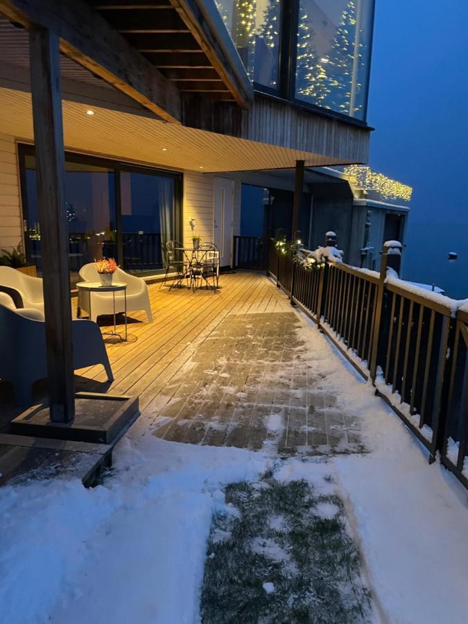 Panoramaresort In Hardangerfjorden Leilighet I Sjokanten Ved Hardangerfjorden For 7 Personer Boat , Sauna,Kajak, Sup For Rent Øystese Екстериор снимка